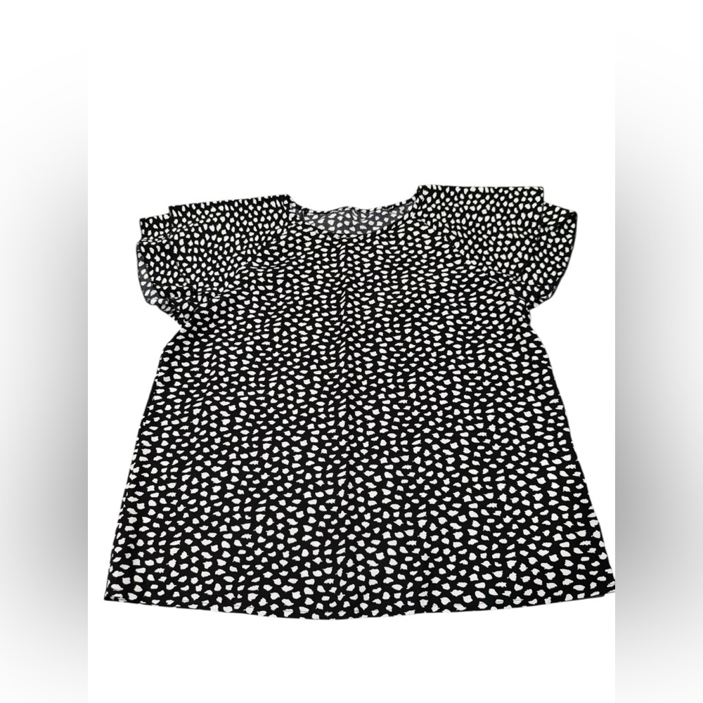 ✨ 5/$30 ✨SHEIN Monochrome Abstract Print‎ Top